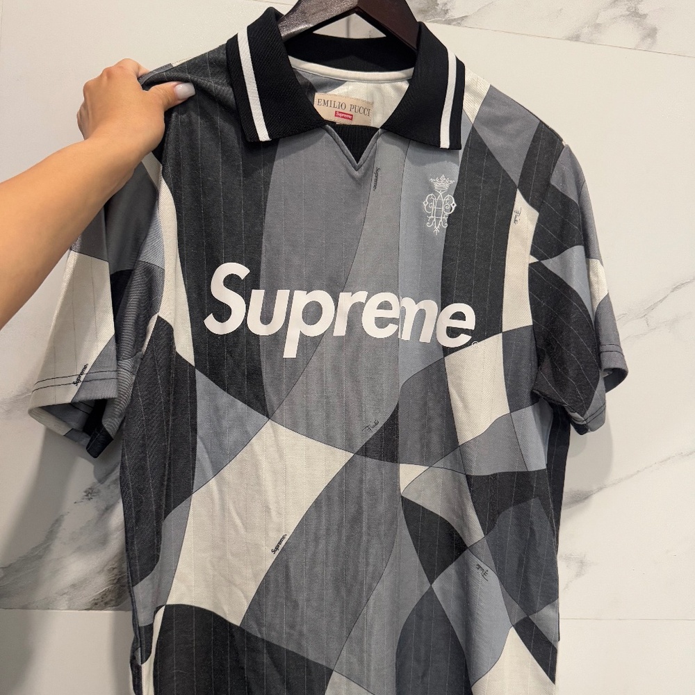 Supreme x Emilio Pucci Soccer Jersey polo shirt Men’s Size Small